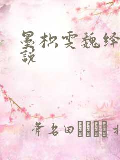 墨枳雯魏绎颔小说