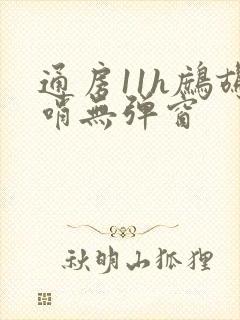 通房11h鹧鸪哨无弹窗