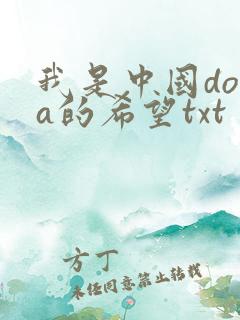 我是中国dota的希望txt