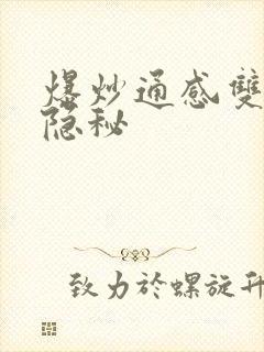 爆炒通感双胞胎隐秘