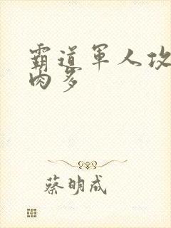 霸道军人攻现代肉多