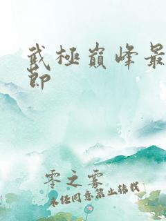 武极巅峰最新章节