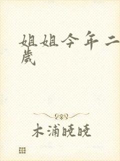 姐姐今年二十七岁