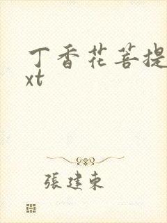 丁香花菩提树txt