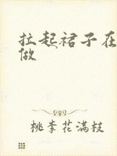 拉起裙子在厨房做