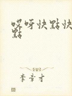 哎呀快点快点快点