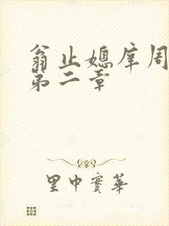 翁止媳庠周梦莹第二章