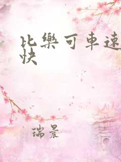 比乐可车速还要快