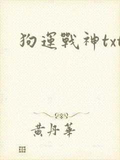 狗运战神txt