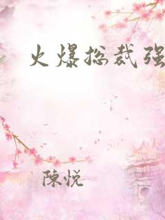 火爆总裁强制爱