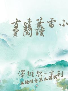 方晴萧雷小说免费阅读