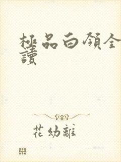 极品白领全文阅读