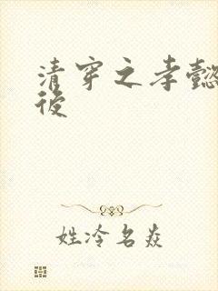 清穿之孝懿仁皇后