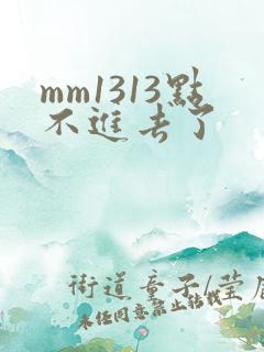 mm1313点不进去了