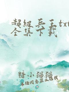 超级兵王txt全集下载