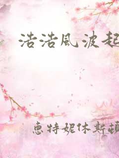 浩浩风波起