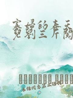 寡妇的春天白花儿刘三斤阅读