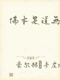 佛本是道无弹窗