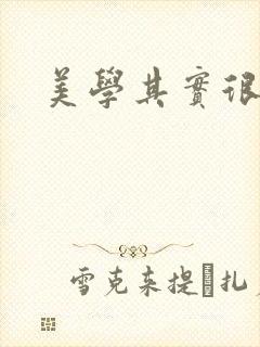 美学其实很好玩