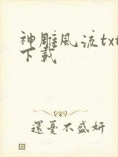 神雕风流txt下载