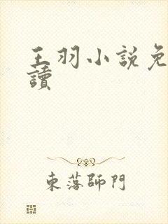 王羽小说免费阅读