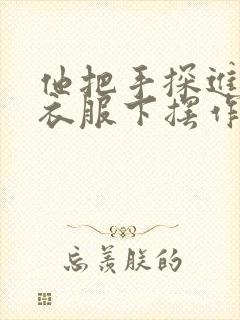 他把手探进我的衣服下摆作文