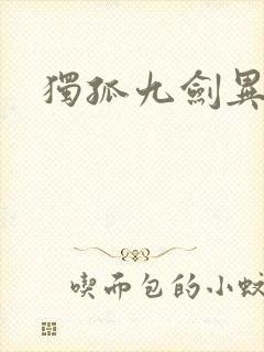 独孤九剑异世录