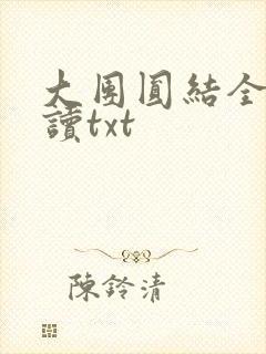 大团圆结全文阅读txt
