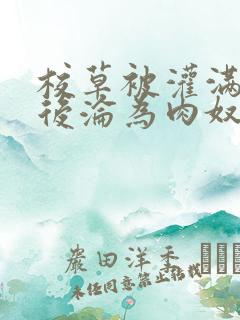 校草被灌满精水后沦为肉奴小说