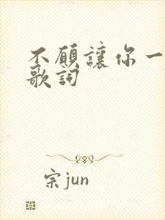 不愿让你一个人歌词