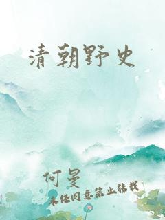 清朝野史