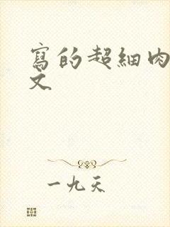 写的超细肉汁水文