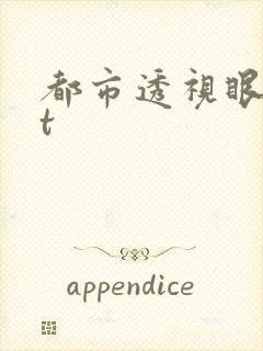 都市透视眼txt