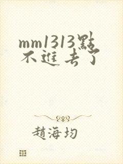 mm1313点不进去了