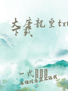 大唐龙皇txt下载