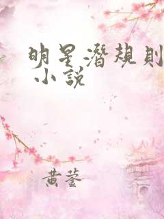 明星潜规则之皇 小说