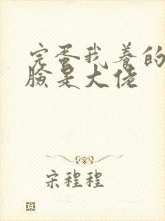 完蛋我养的小白脸是大佬