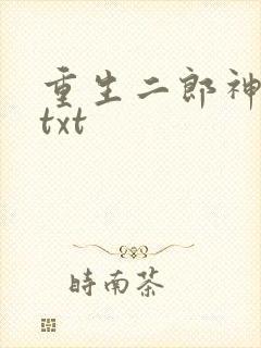 重生二郎神杨戬txt