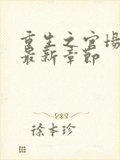 重生之官场风流最新章节