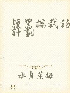 腹黑总裁的诱妻计划