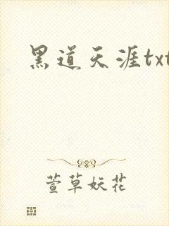 黑道天涯txt