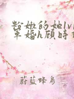 粉嫩的她1v1军婚h顾时视频