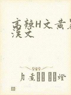 高辣H文黄暴糙汉文