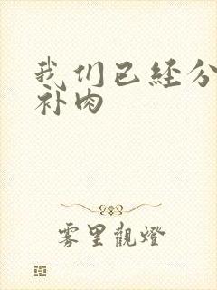 我们已经分手了补肉