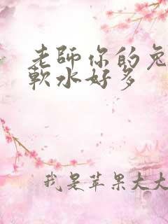 老师你的兔子好软水好多