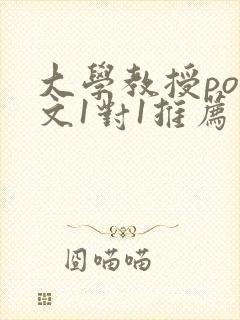 大学教授pop文1对1推荐