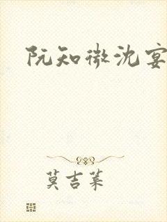 阮知微沈宴电竞