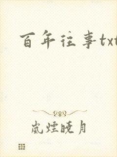 百年往事txt