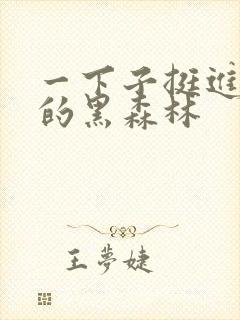 一下子挺进浓密的黑森林