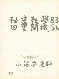 秘密教学83话田里开机SVIP